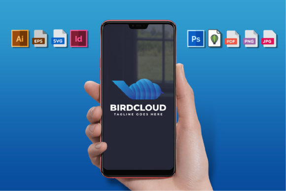 Bird Cloud Logo: A Versatile Vector Asset for Modern Digital Branding