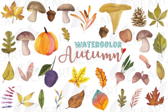Bringing Autumn to Life with Printable Fall Mushroom, Leaves, and Pumpkin Designs