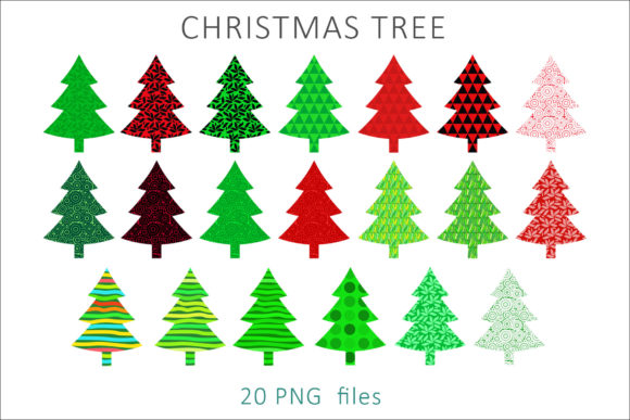 Christmas Tree PNG Clipart: 20 High-Res Designs