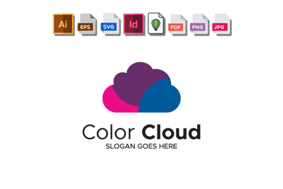 Color Cloud: A Versatile Logo for Modern Digital Brands