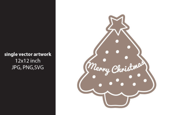 Designing Festive Branding: Integrating Christmas Tree and Gingerbread Cookie Motifs into Professional Graphics