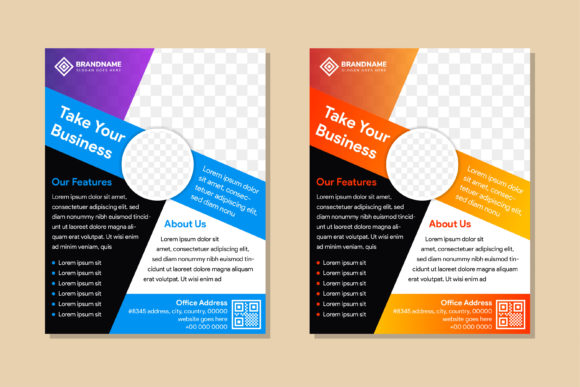 Elevate Your Brand with the Take Your Business Vertical Flyer Mosaic Template