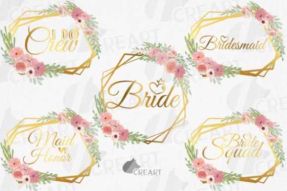 Elevate Your Bridal Party with Stunning Floral Frames