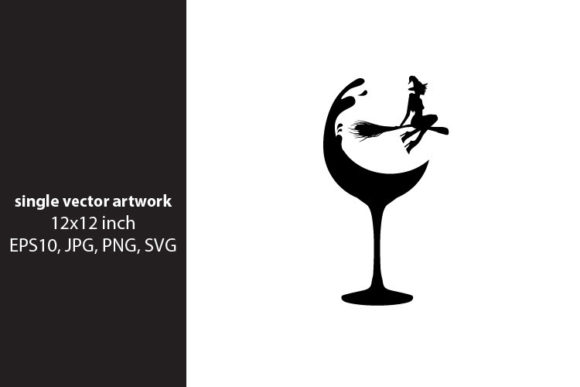 Elevating Halloween Projects with Premium Wine-Themed Vector Art