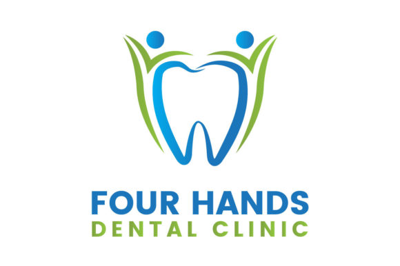 Elevating Your Brand with a Four Hands Dental Clinic Logo Design
