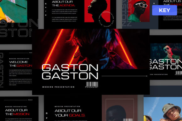 Elevating Your Visual Storytelling with the Gaston Keynote Presentation Template
