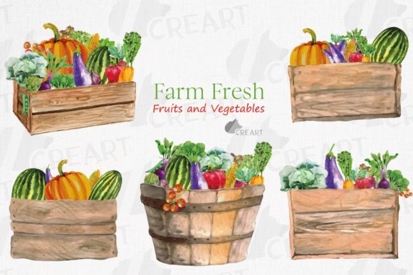 Integrating Vegetables and Fruits in Wooden Boxes into Your Creative Workflow