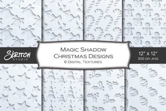 Magic Shadow Christmas Design Textures
