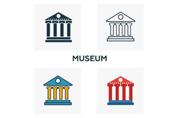 Mastering the Museum Outline Icon for Professional Design Projects