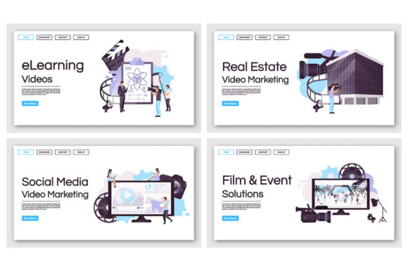 Visual Storytelling: The Video Marketing Production Landing Page